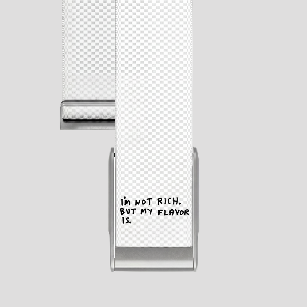 Expensive Flavor White - Clasp Detail