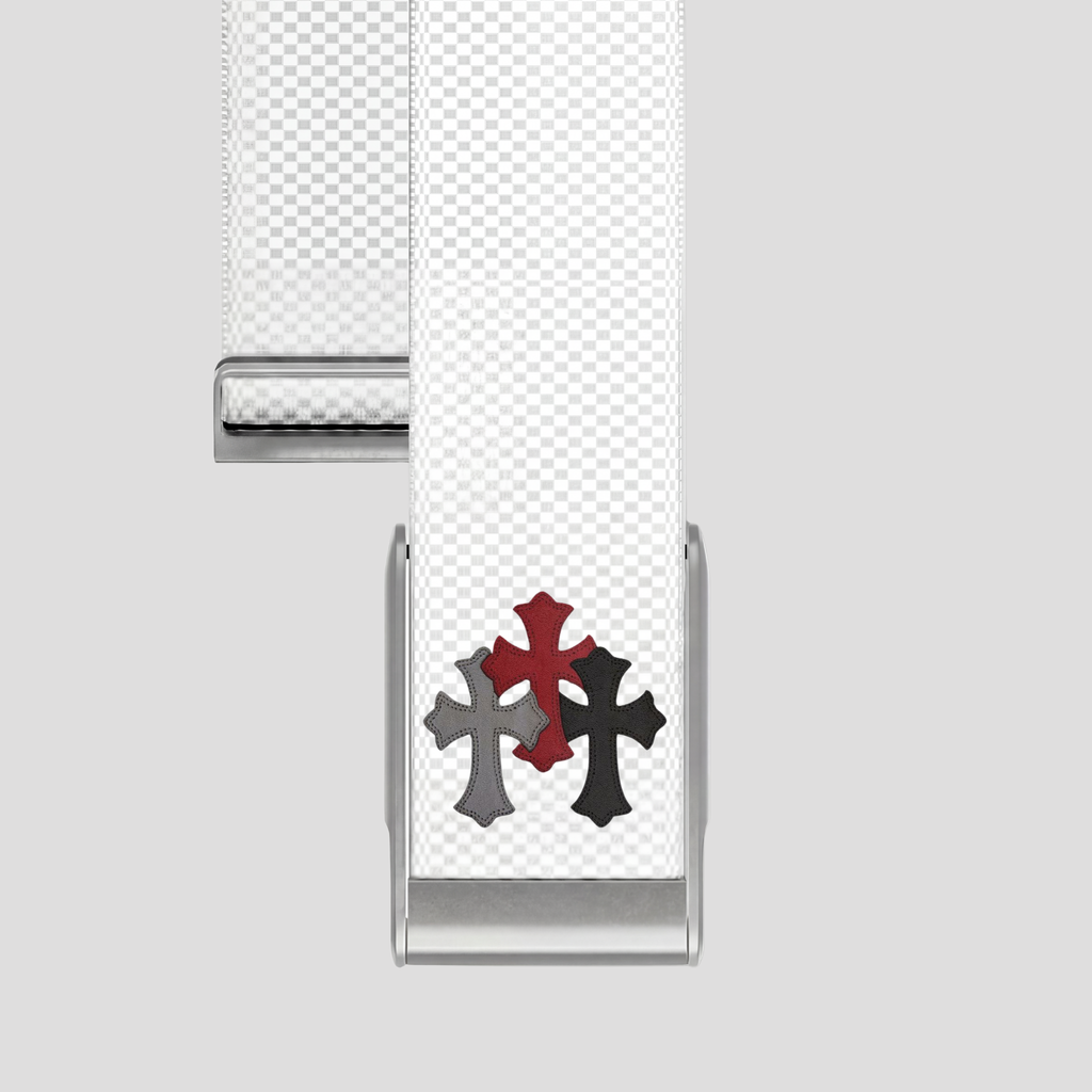 Whoop Hearts White - Clasp