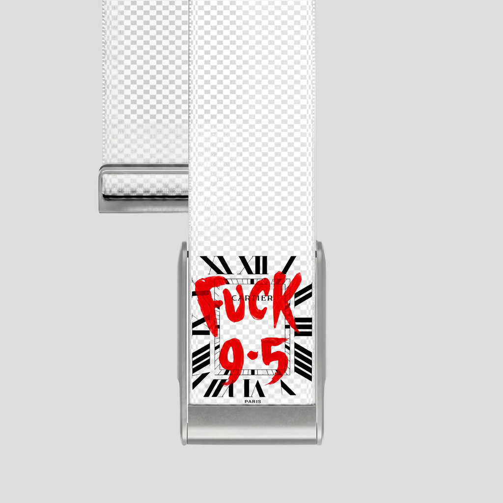F*ck 9-5 White - Clasp
