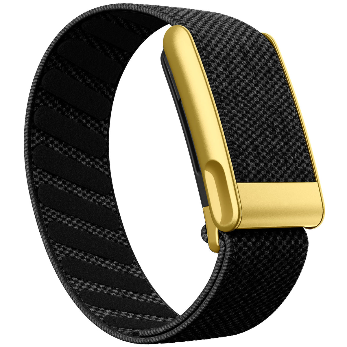 WHOOP 5.0 Standard Woven Band — Matte Gold (MG) - 黑灰