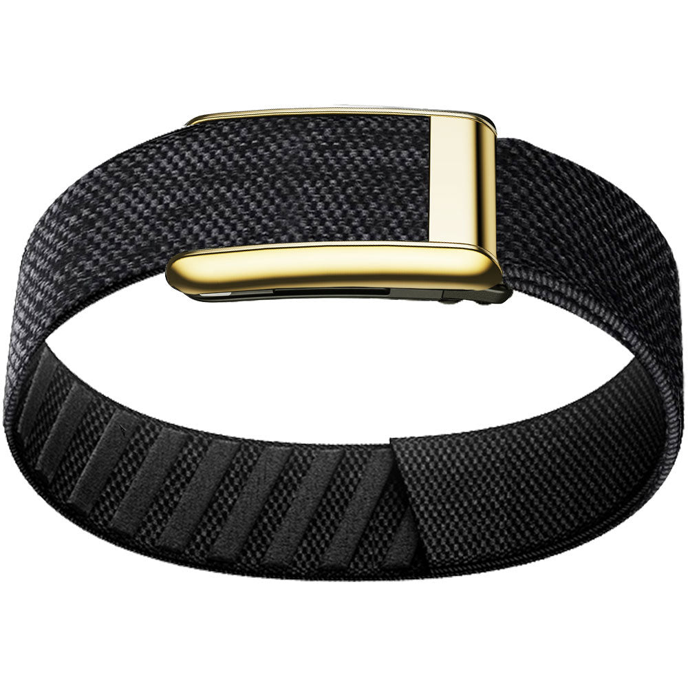 WHOOP 5.0 Bicep Band (Standard) — Titanium Gold - 黑灰
