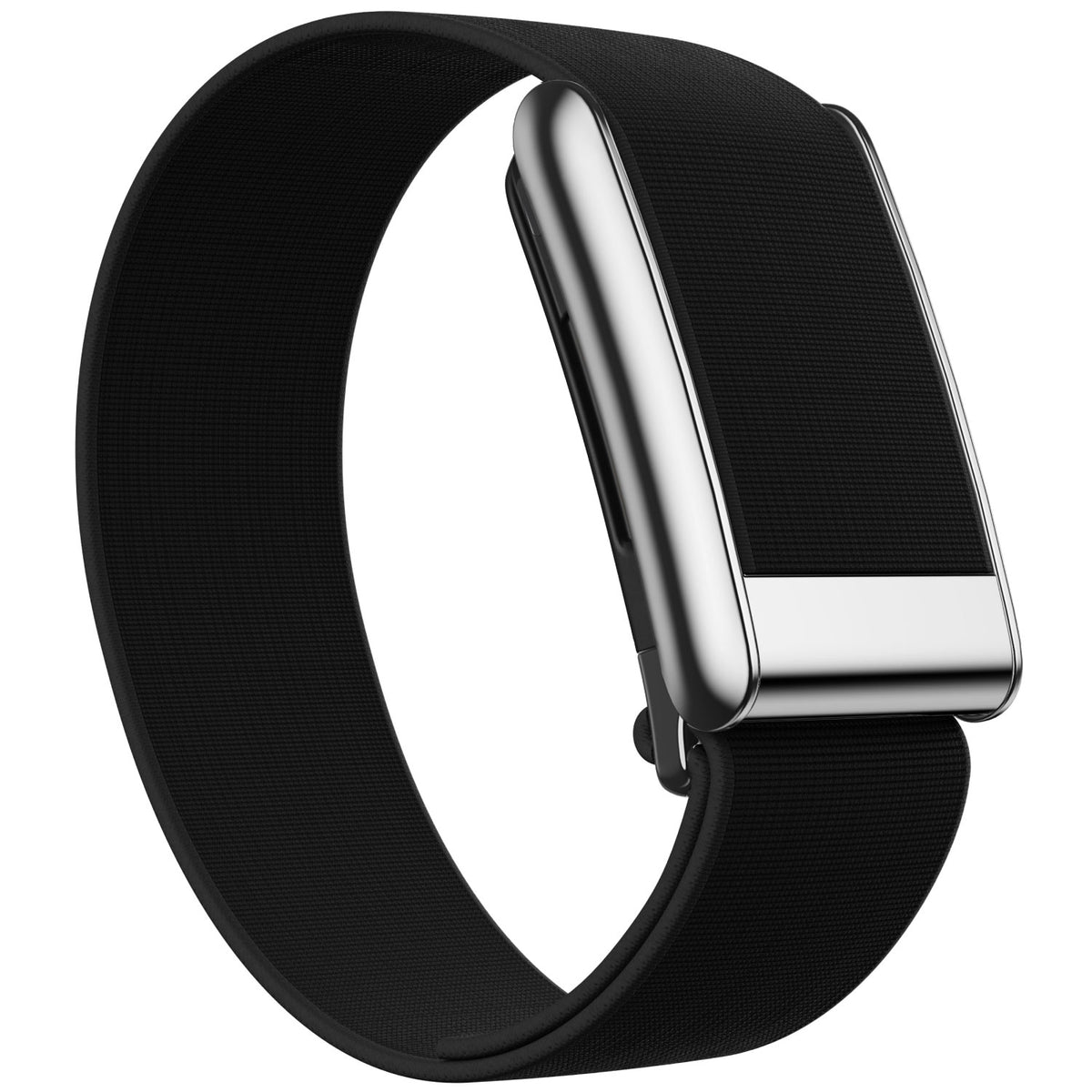 WHOOP 5.0 Waterproof Band — Titanium Silver - 黑色