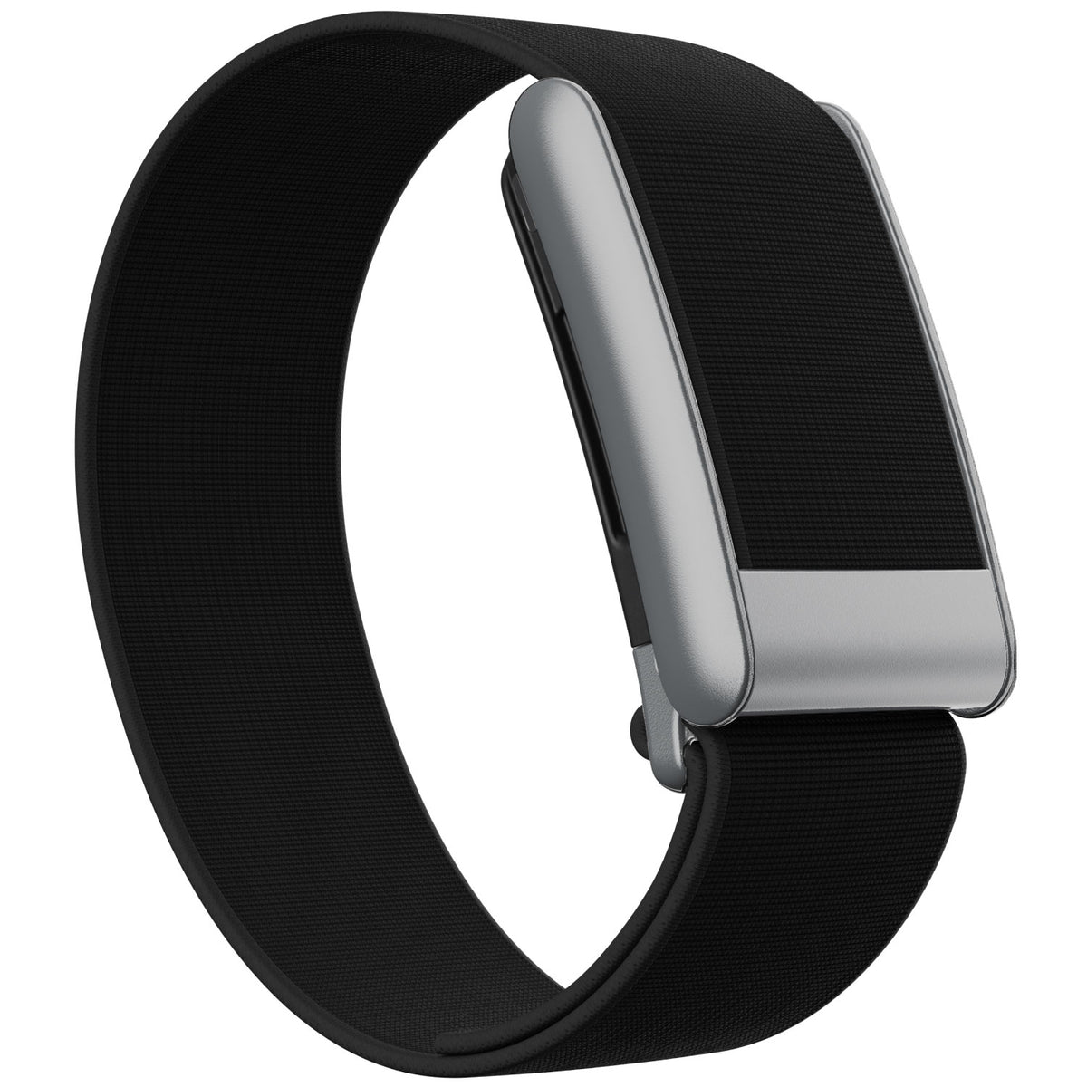 WHOOP 5.0 Waterproof Band — Matte Silver - 黑色