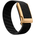 WHOOP 5.0 Standard Woven Band — Matte Rose Gold (MG) - 黑灰