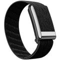 WHOOP 5.0 Standard Woven Band — Titanium Silver - 黑灰