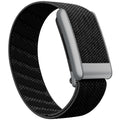 WHOOP 5.0 Standard Woven Band — Matte Silver - 黑灰