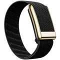 WHOOP 5.0 Standard Woven Band — Titanium Gold - 黑灰