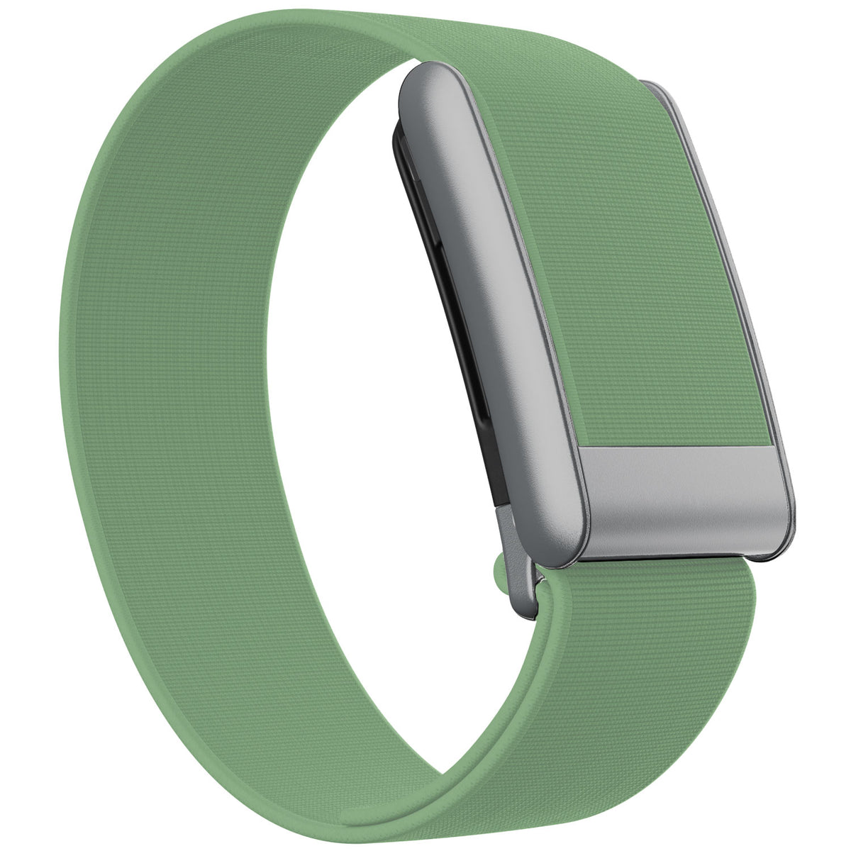 WHOOP 5.0 Waterproof Band — Matte Silver - 绿色