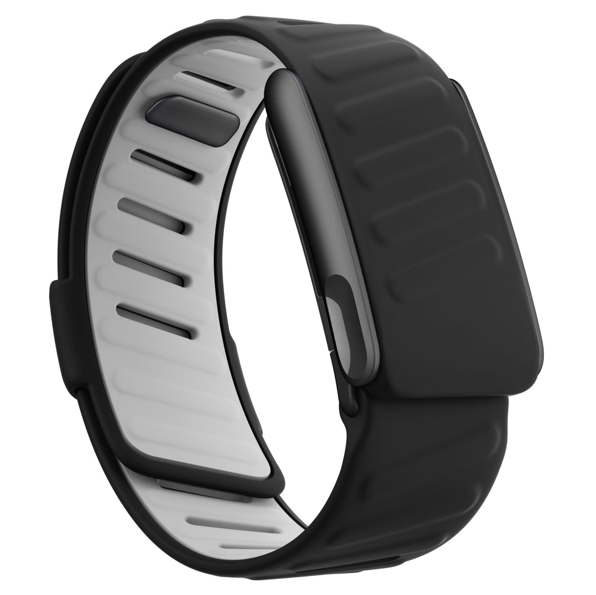 WHOOP 5.0 Silicone Band — Matte Black (MG) - 黑浅灰