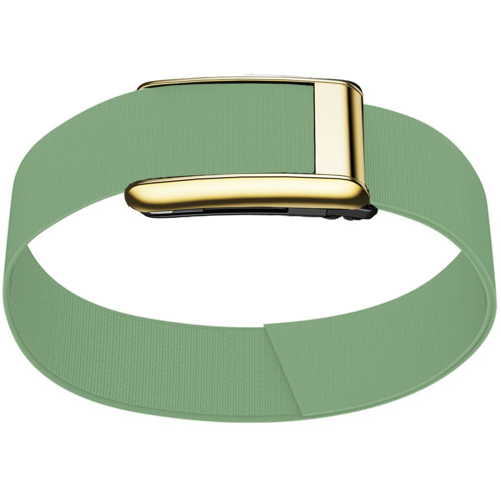 WHOOP 5.0 Bicep Band (Waterproof) — Titanium Gold - 绿色