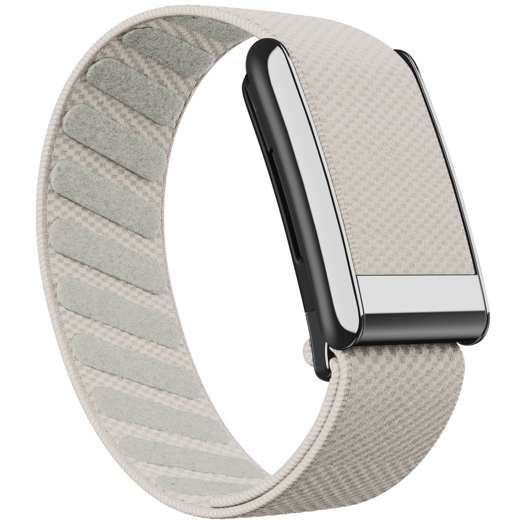 WHOOP 5.0 Standard Woven Band — Titanium Silver - 星光