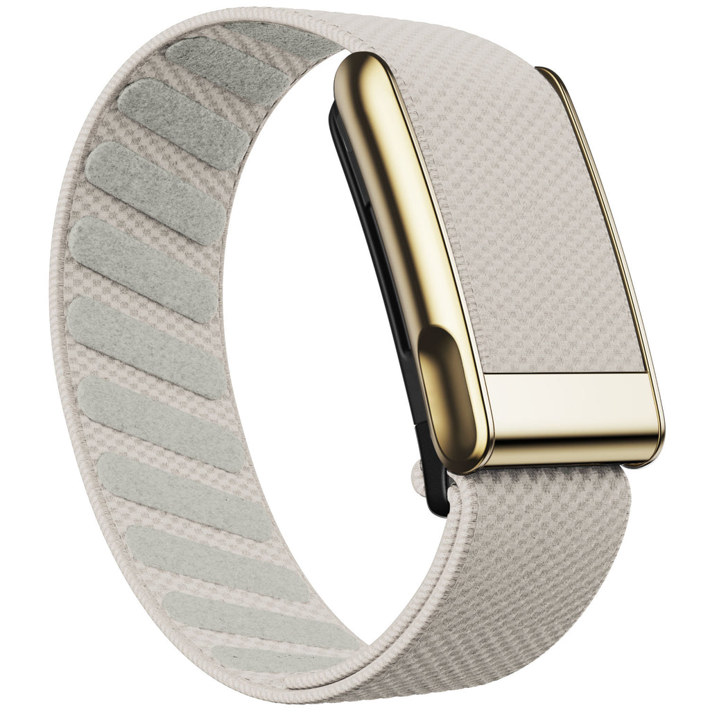 WHOOP 5.0 Standard Woven Band — Titanium Gold (MG) - 星光