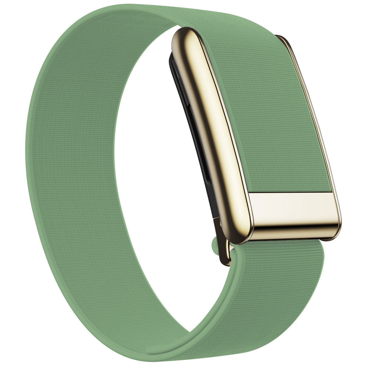WHOOP 5.0 Waterproof Band — Titanium Gold - 绿色