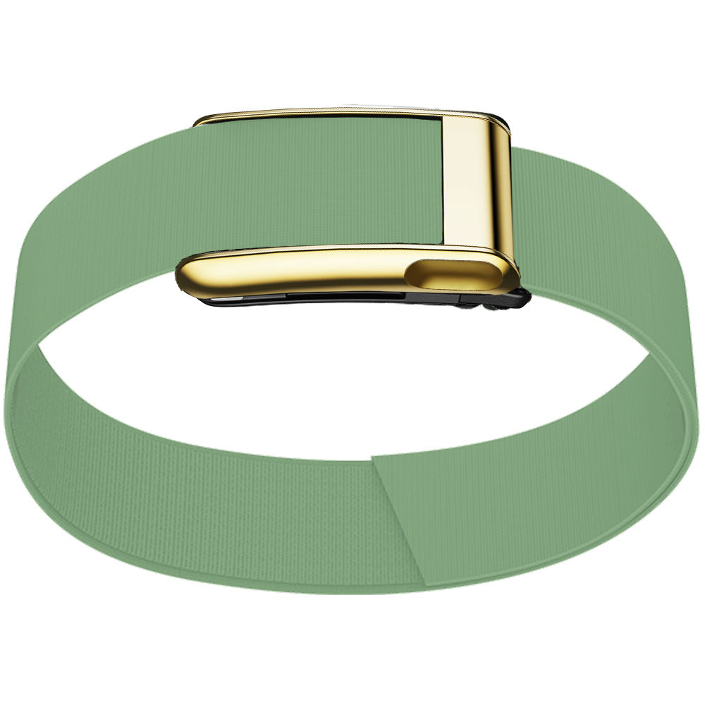 WHOOP 5.0 Bicep Band (Waterproof) — Titanium Gold (MG) - 绿色