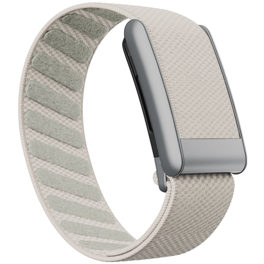 WHOOP 5.0 Standard Woven Band — Matte Silver - 星光