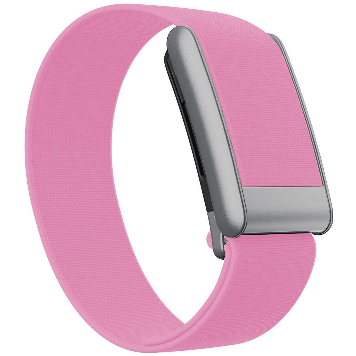 WHOOP 5.0 Waterproof Band — Matte Silver - 粉色