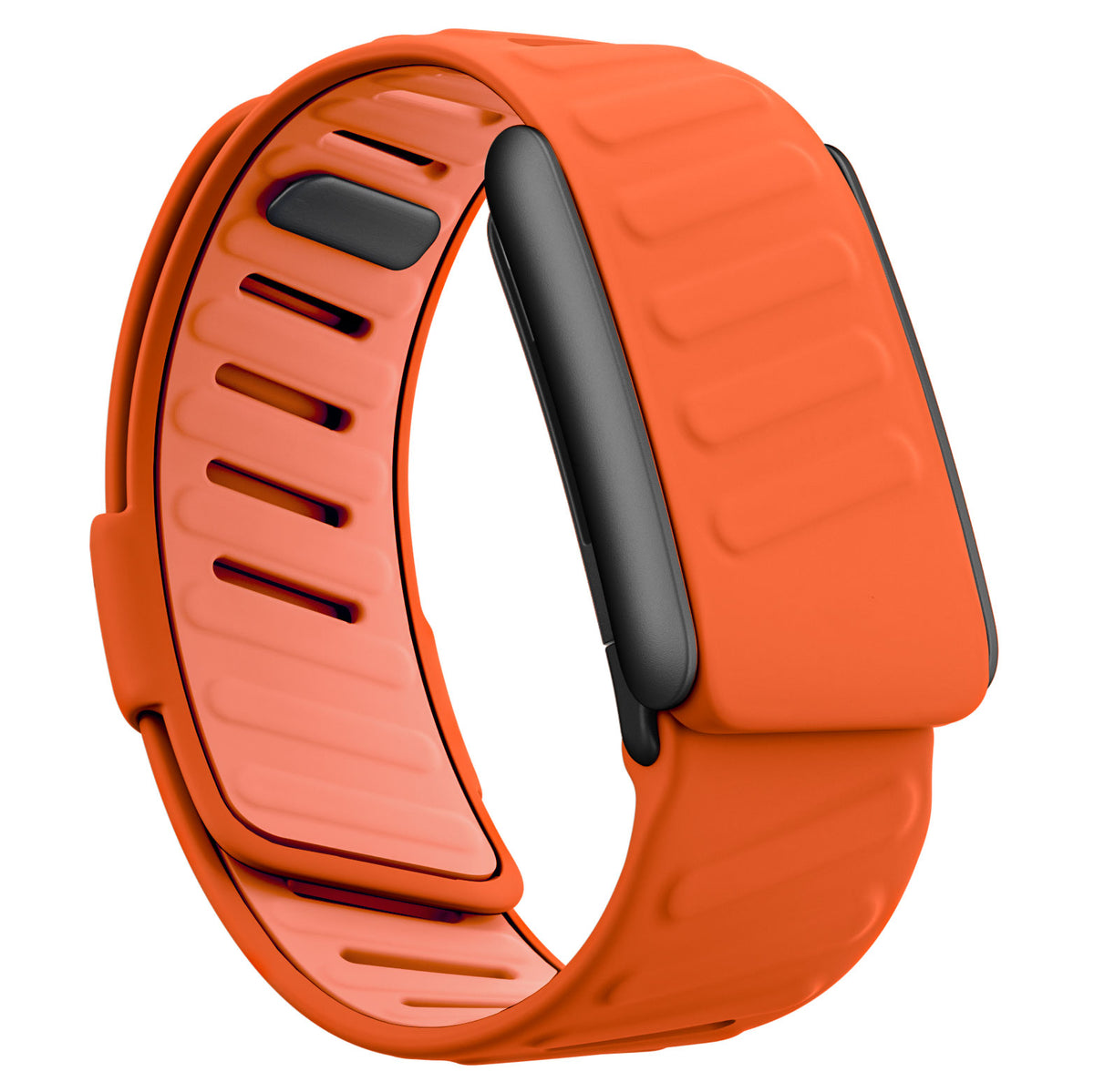 WHOOP 5.0 Silicone Band — Matte Black - 橙色
