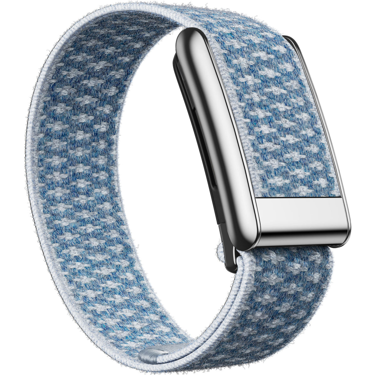 WHOOP 5.0 Wool / Knit Band — Titanium Silver - 蓝色