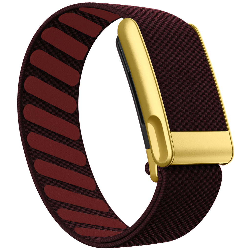 WHOOP 5.0 Standard Woven Band — Matte Gold (MG) - 铁锈红