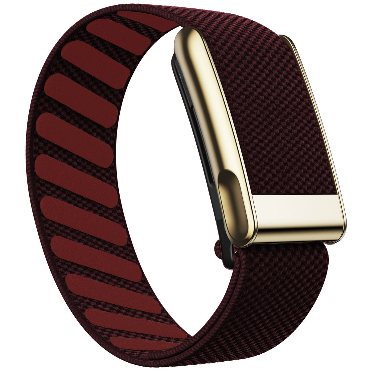 WHOOP 5.0 Standard Woven Band — Titanium Gold (MG) - 铁锈红