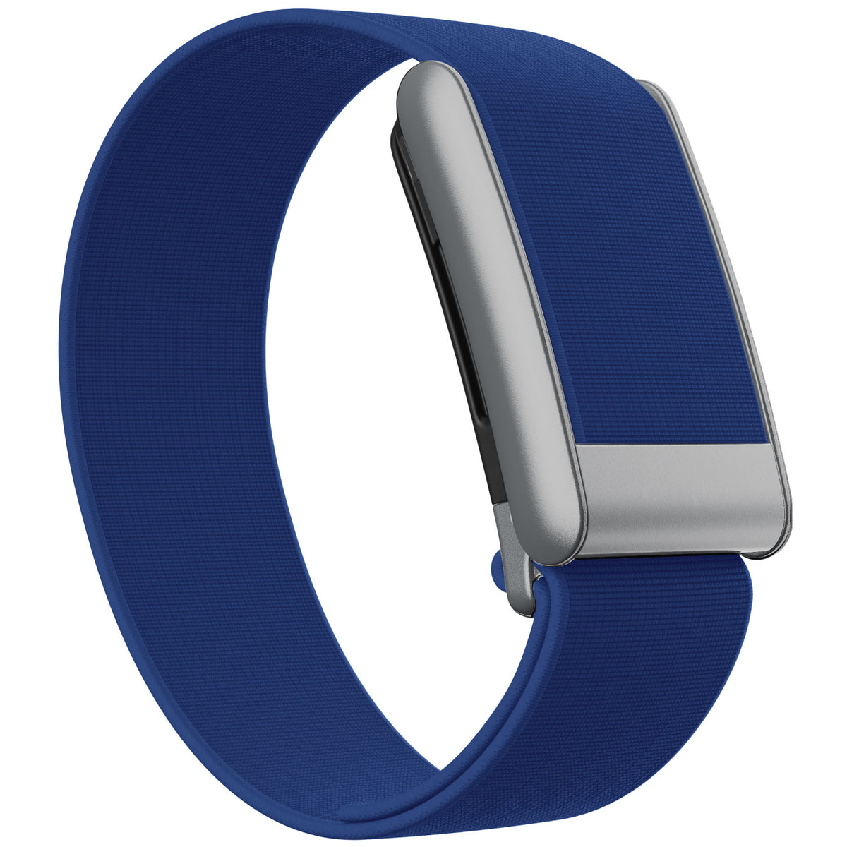 WHOOP 5.0 Waterproof Band — Matte Silver - 蓝色