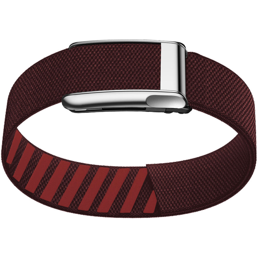 WHOOP 5.0 Bicep Band (Standard) — Titanium Silver (MG) - 铁锈红
