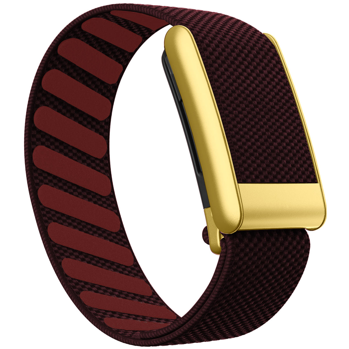 WHOOP 5.0 Standard Woven Band — Matte Gold - 铁锈红