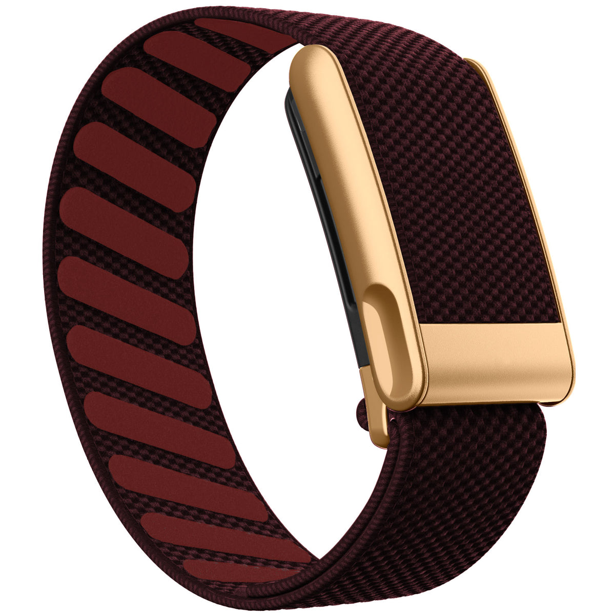 WHOOP 5.0 Standard Woven Band — Matte Rose Gold (MG) - 铁锈红