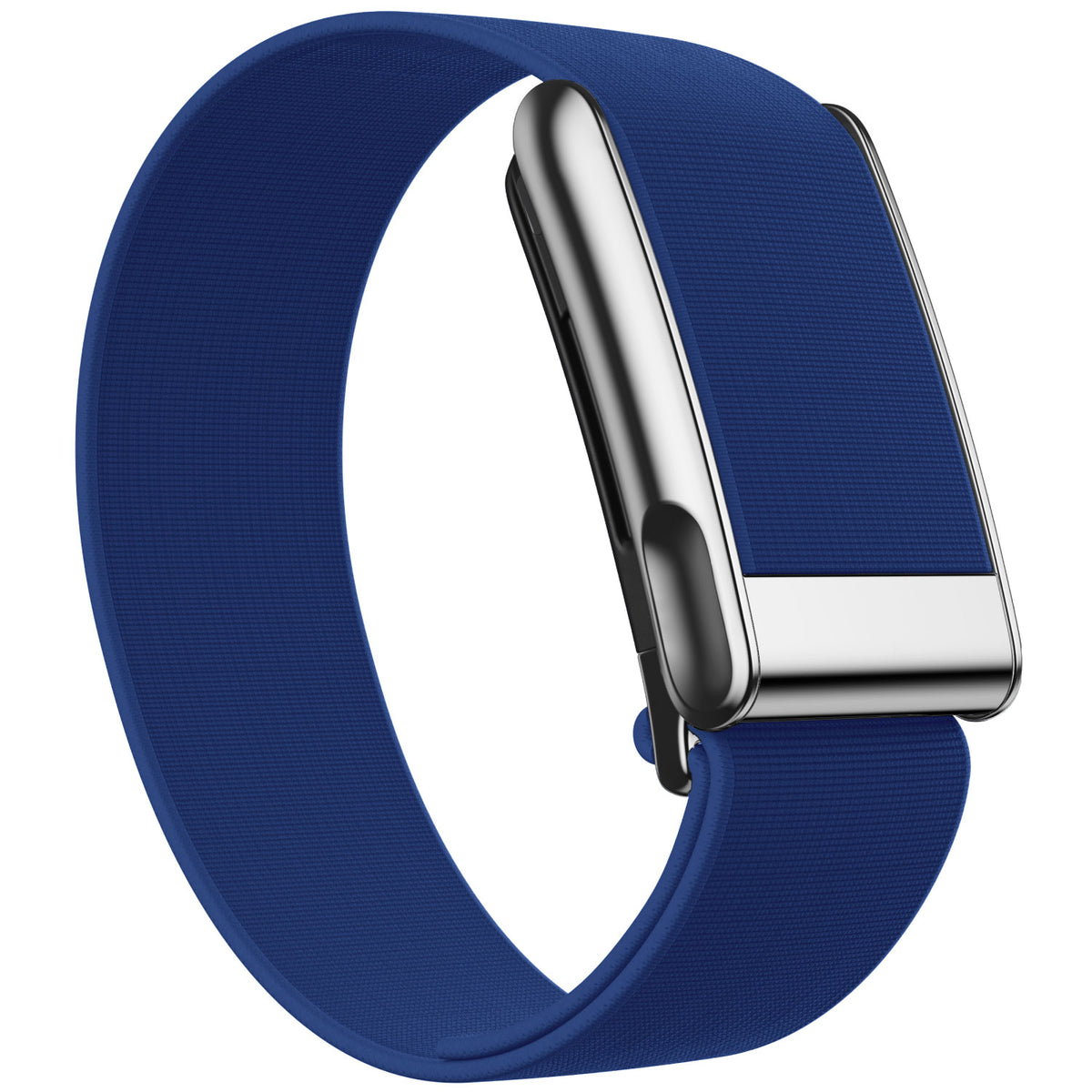 WHOOP 5.0 Waterproof Band — Titanium Silver (MG) - 蓝色