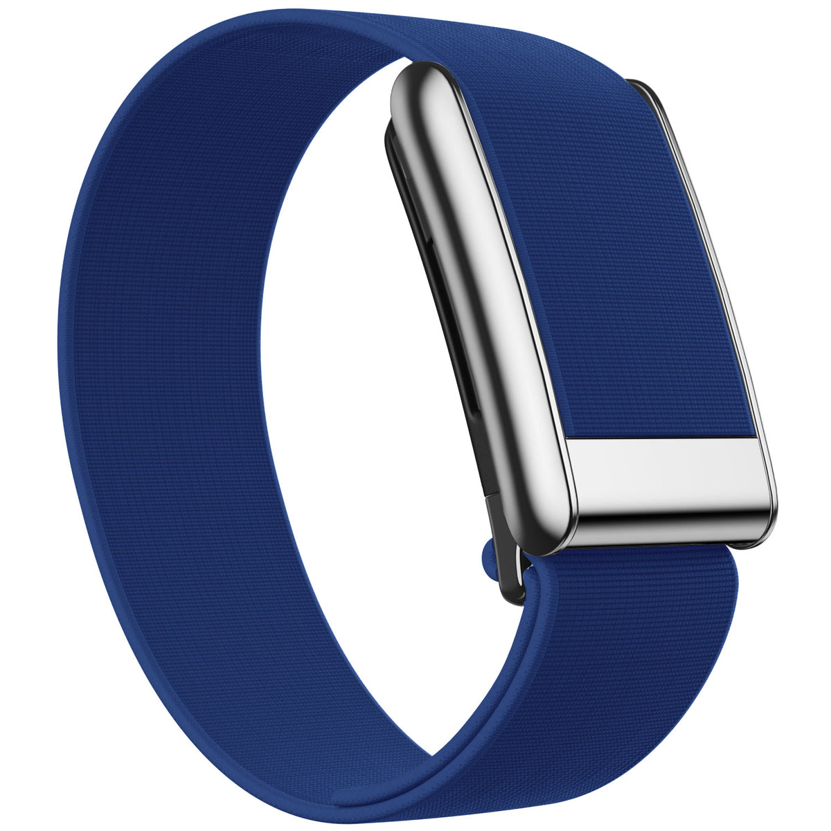 WHOOP 5.0 Waterproof Band — Titanium Silver - 蓝色