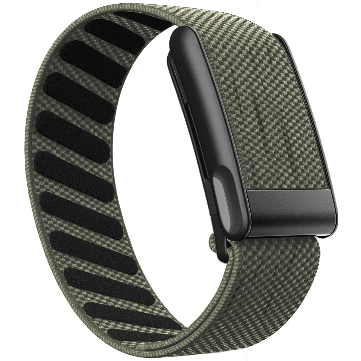 WHOOP 5.0 Standard Woven Band — Matte Black (MG) - 灰绿