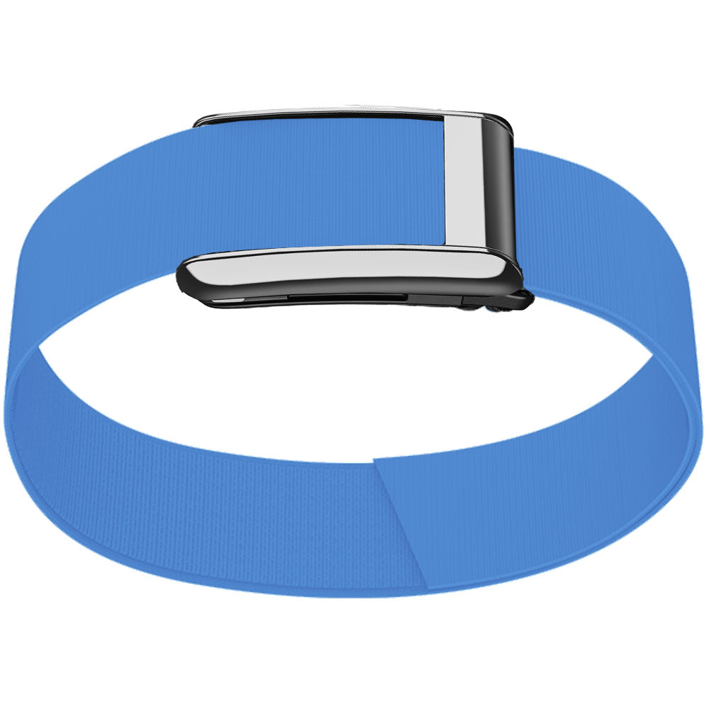 WHOOP 5.0 Bicep Band (Waterproof) — Titanium - 亮蓝