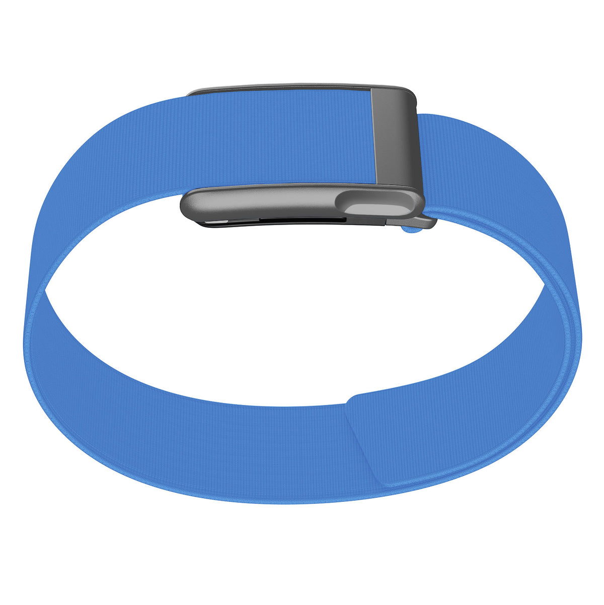 WHOOP 5.0 Bicep Band (Waterproof) — Matte Silver (MG) - 亮蓝