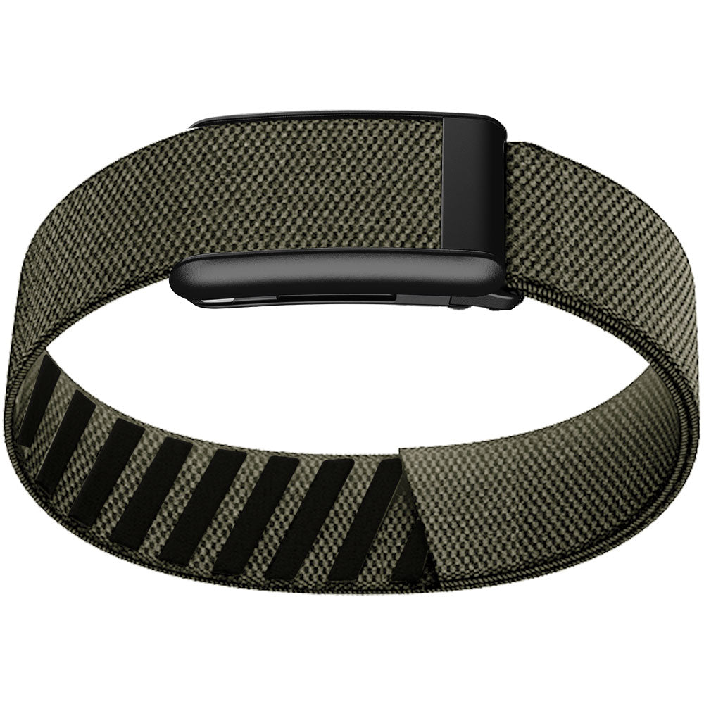 WHOOP 5.0 Bicep Band (Standard) — Matte Black - 灰绿