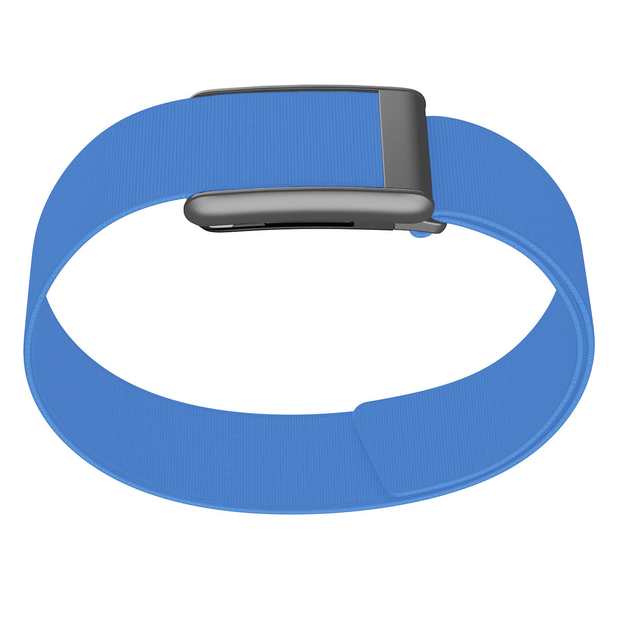 WHOOP 5.0 Bicep Band (Waterproof) — Matte Silver - 亮蓝