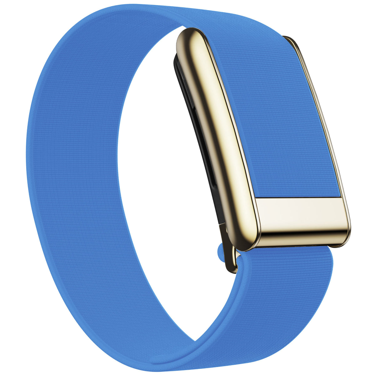 WHOOP 5.0 Waterproof Band — Titanium Gold - 亮蓝