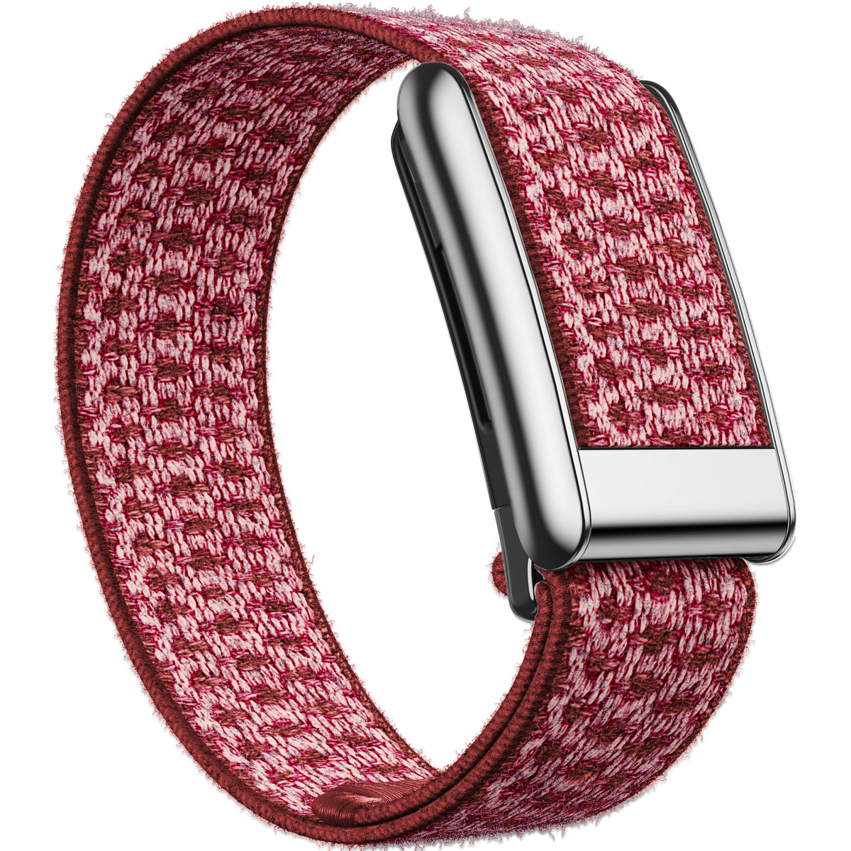 WHOOP 5.0 Wool / Knit Band — Titanium Silver - 红色