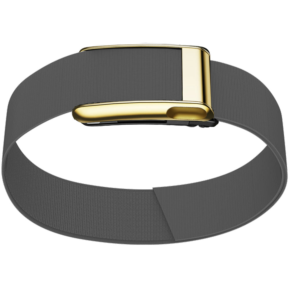 WHOOP 5.0 Bicep Band (Waterproof) — Titanium Gold (MG) - 灰色