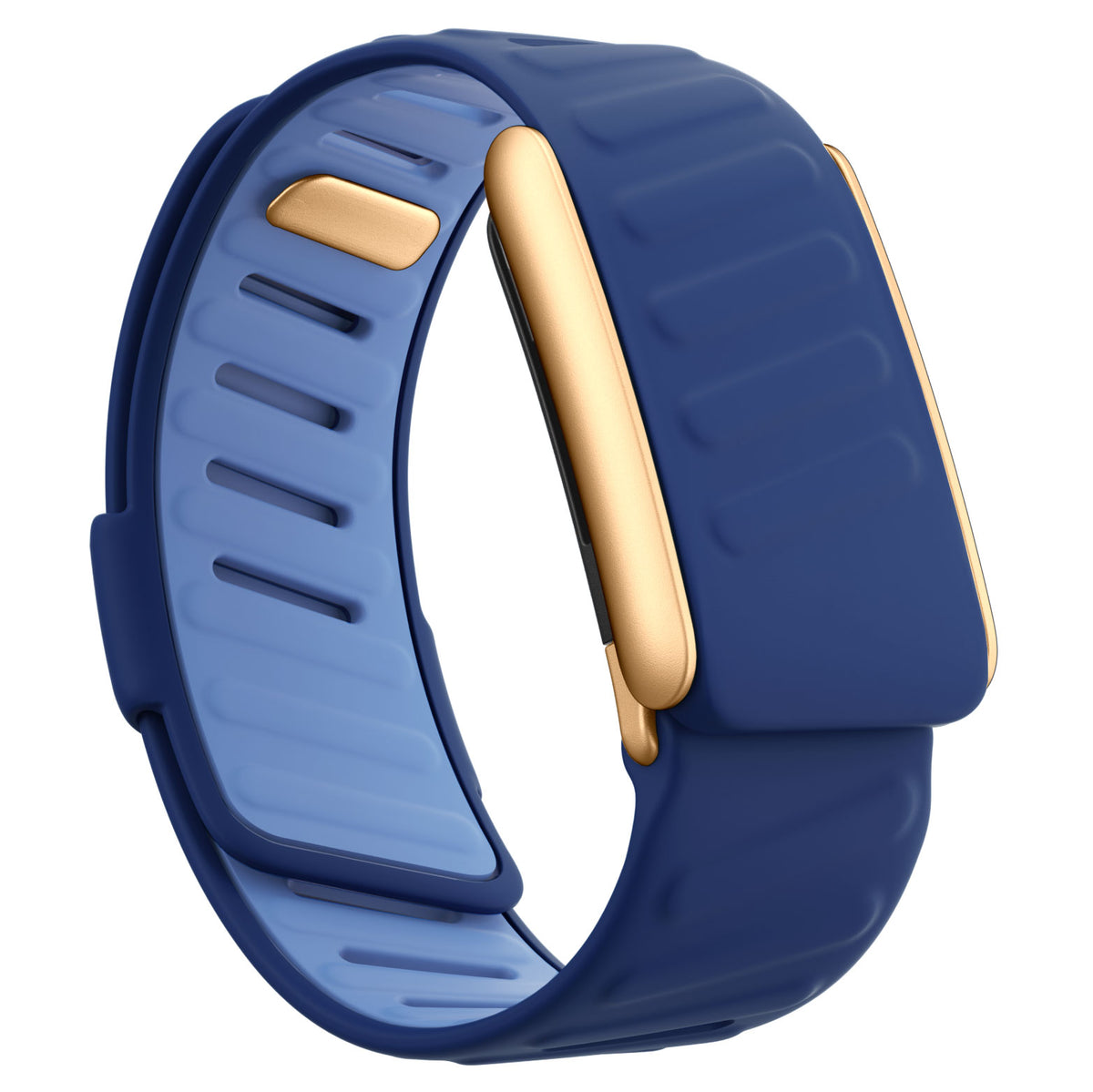 WHOOP 5.0 Silicone Band — Matte Rose Gold - 深蓝色