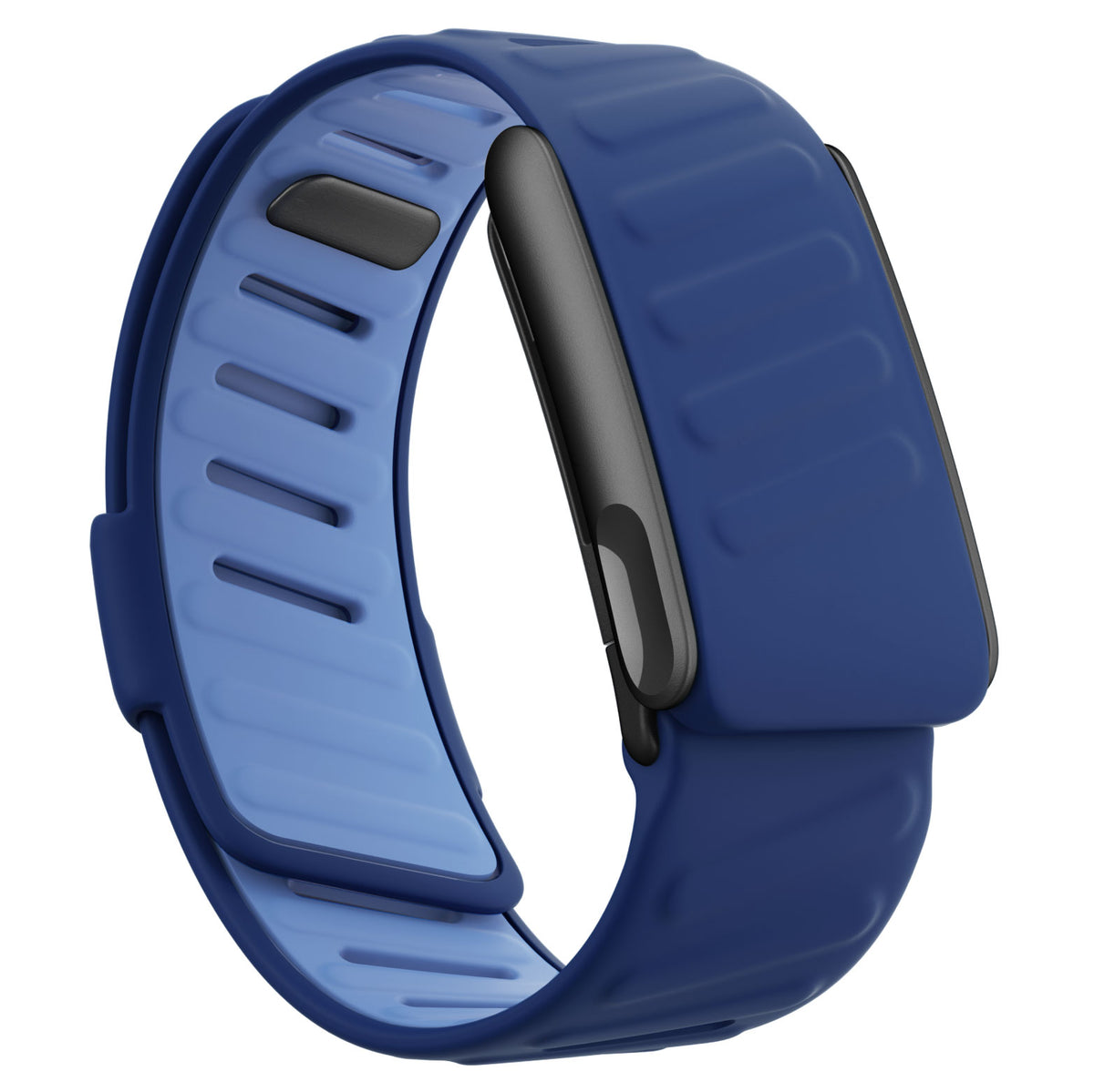 WHOOP 5.0 Silicone Band — Matte Black (MG) - 深蓝色