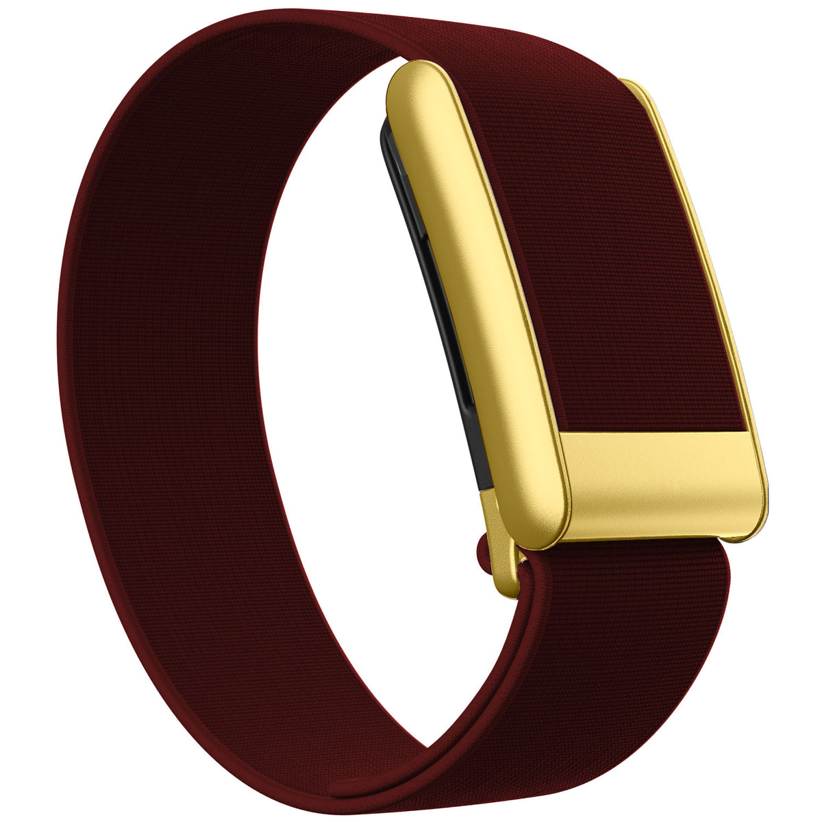 WHOOP 5.0 Waterproof Band — Matte Gold - 深红色