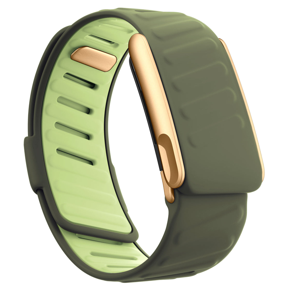 WHOOP 5.0 Silicone Band — Matte Rose Gold (MG) - 军绿色