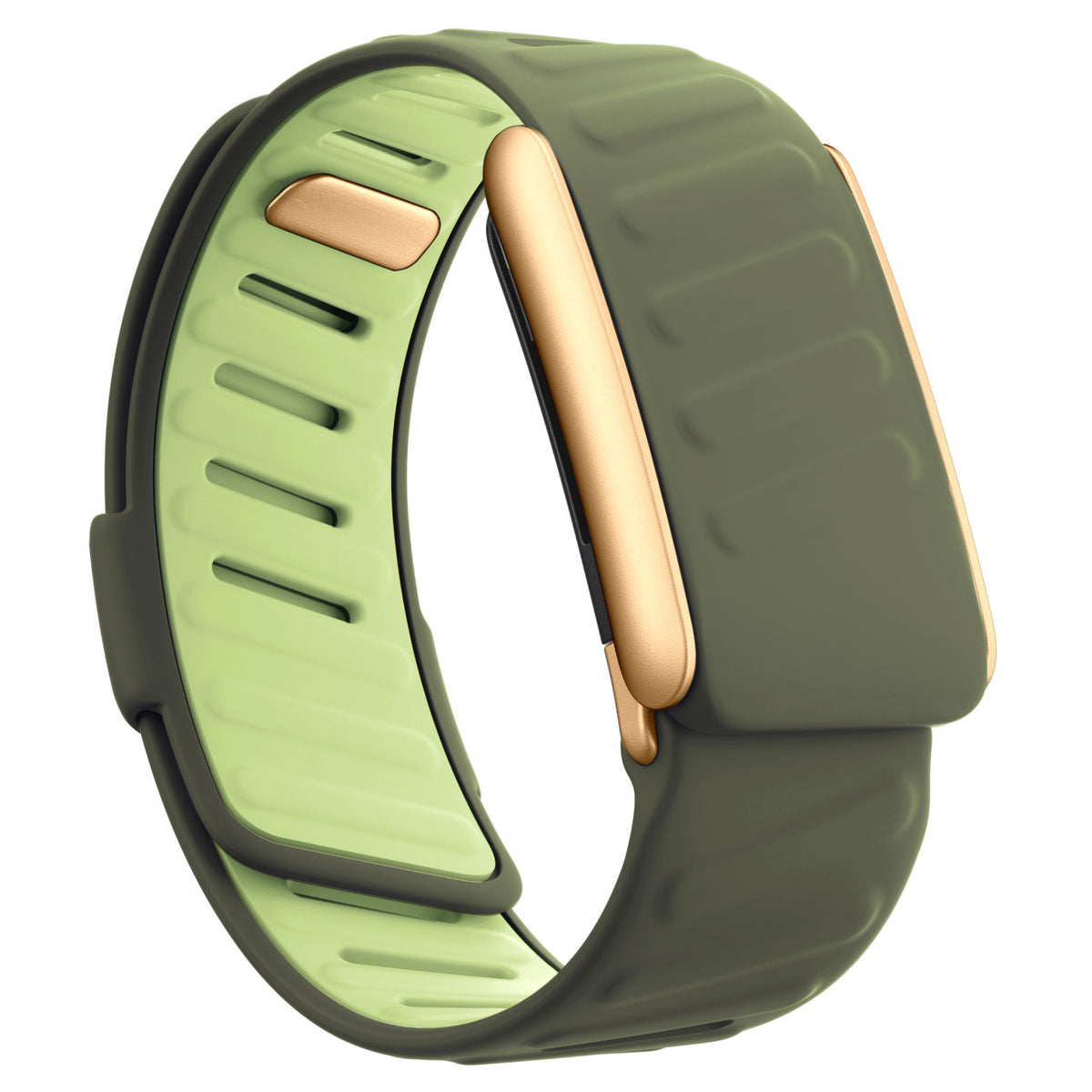 WHOOP 5.0 Silicone Band — Matte Rose Gold - 军绿色