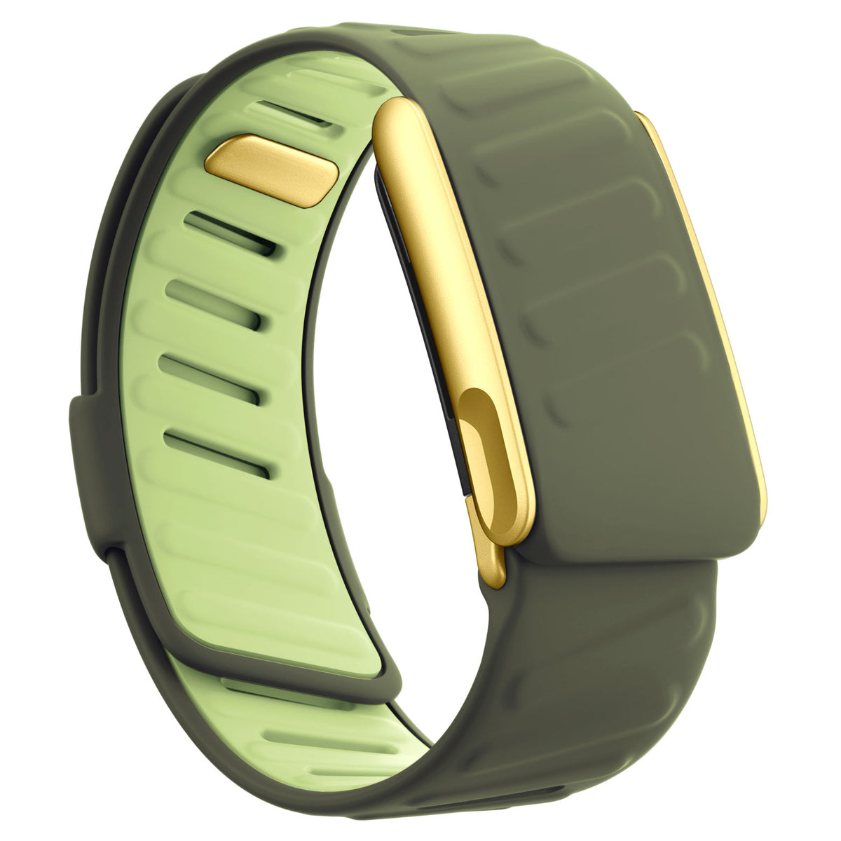 WHOOP 5.0 Silicone Band — Matte Gold (MG) - 军绿色
