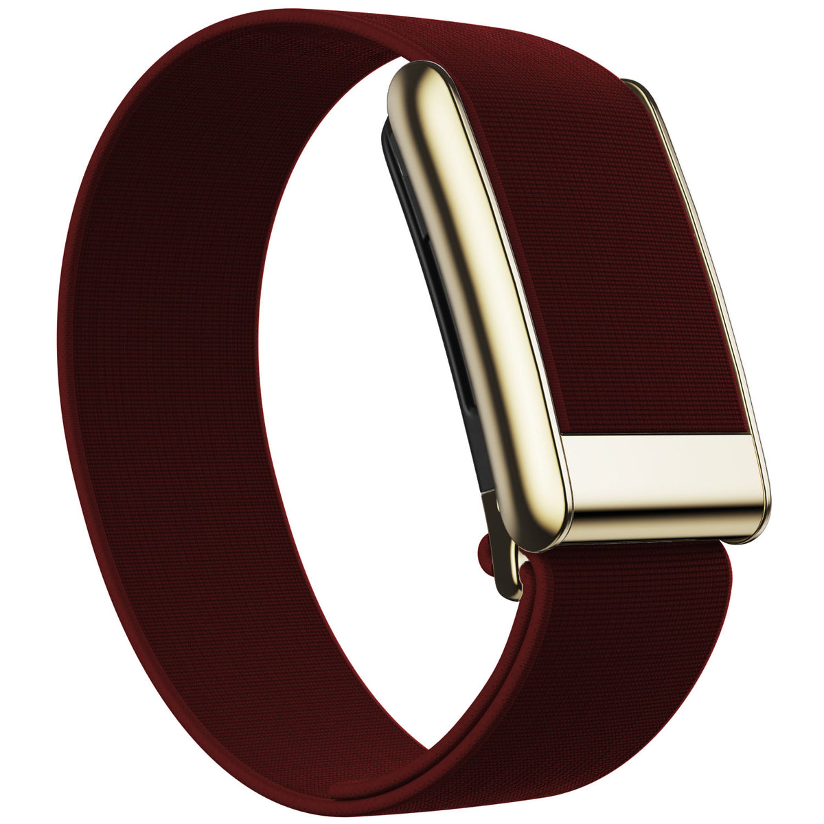 WHOOP 5.0 Waterproof Band — Titanium Gold - 深红色