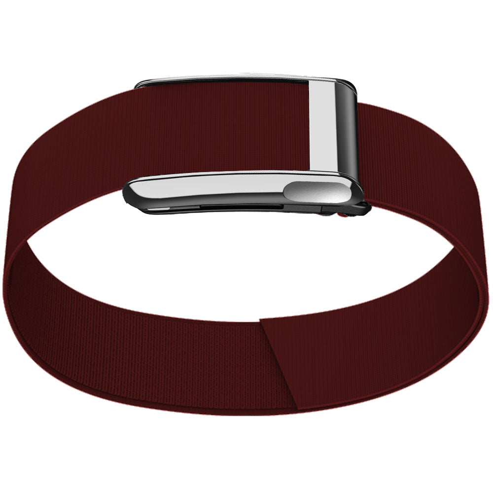 WHOOP 5.0 Bicep Band (Waterproof) — Titanium (MG) - 深红色