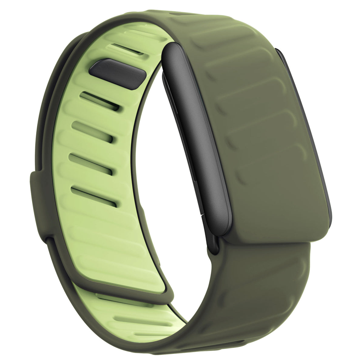 WHOOP 5.0 Silicone Band — Matte Black - 军绿色