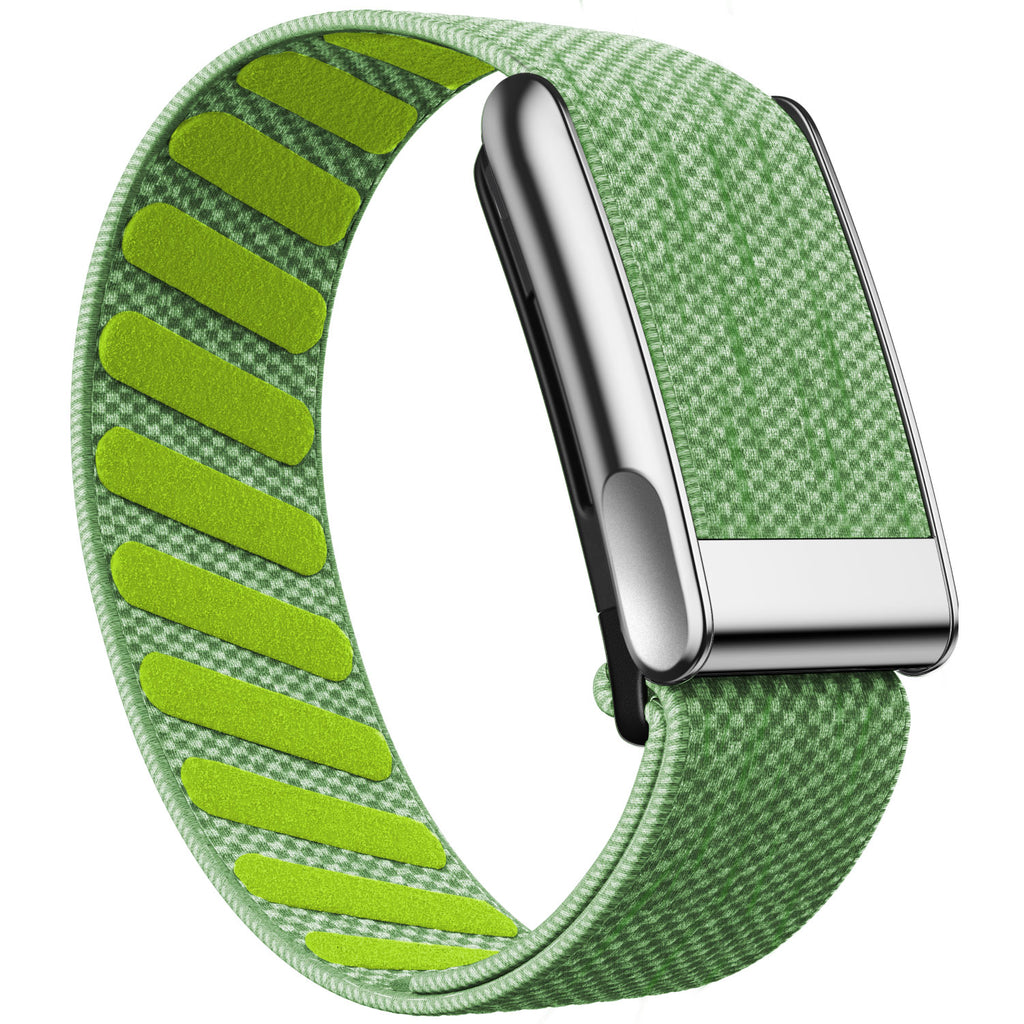 WHOOP 5.0 Standard Woven Band — Titanium Silver (MG) - 青柠