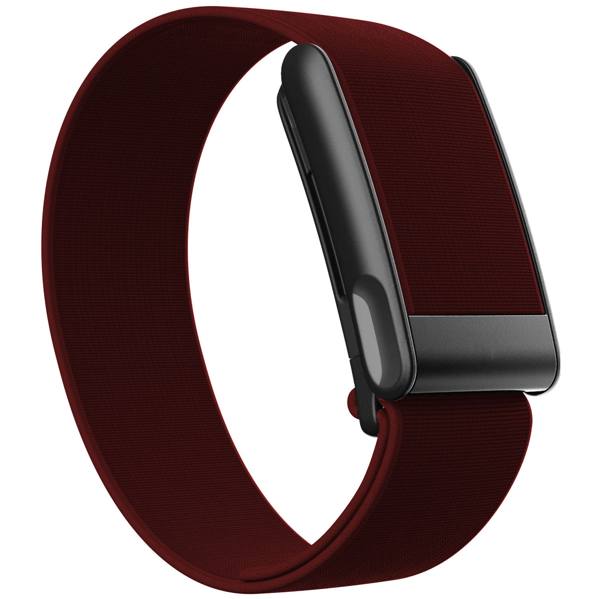 WHOOP 5.0 Waterproof Band — Matte Black (MG) - 深红色