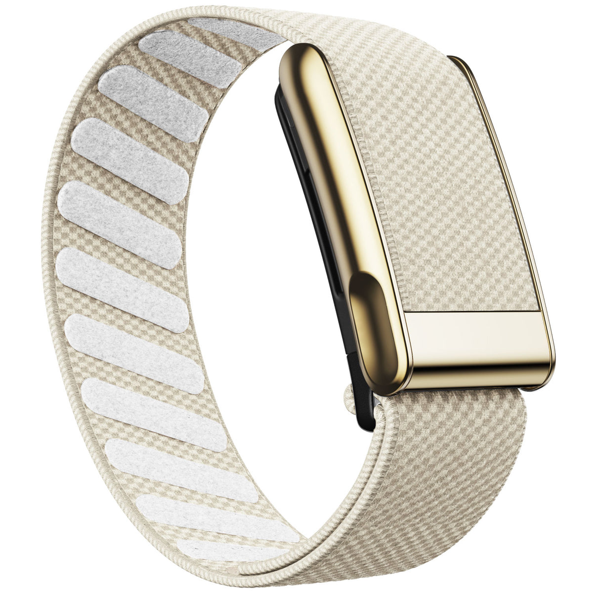 WHOOP 5.0 Standard Woven Band — Titanium Gold (MG) - 石头